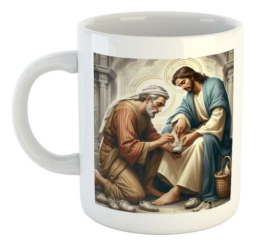 Taza Ceramica Jose Jesus Zapatos Santo Dios Zapatero