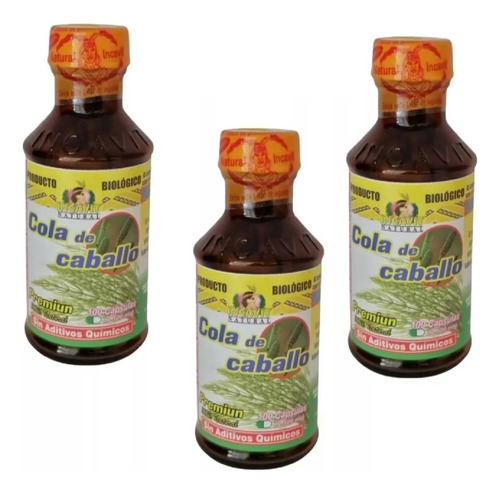  Cola De Caballo Capsulas Natural 500mg (3 Frascos)