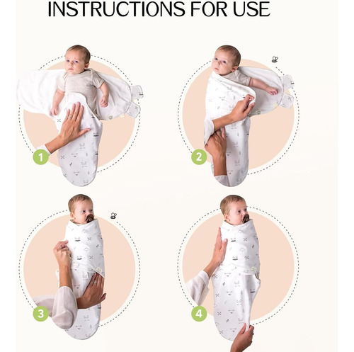 Saco De Dormir De Algodón Para Recién Nacidos