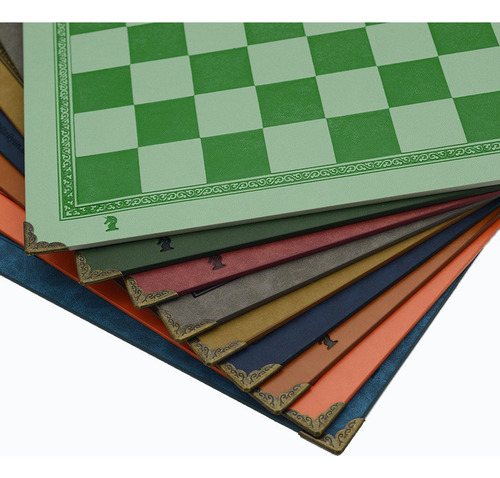 Qa Alfombrilla De Mesa De Cuero Pu, Alfombrilla De Marrón