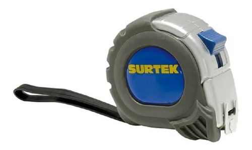 Flexómetro Anti-impacto Silver 5m X 1puLG C/ Imán Surtek