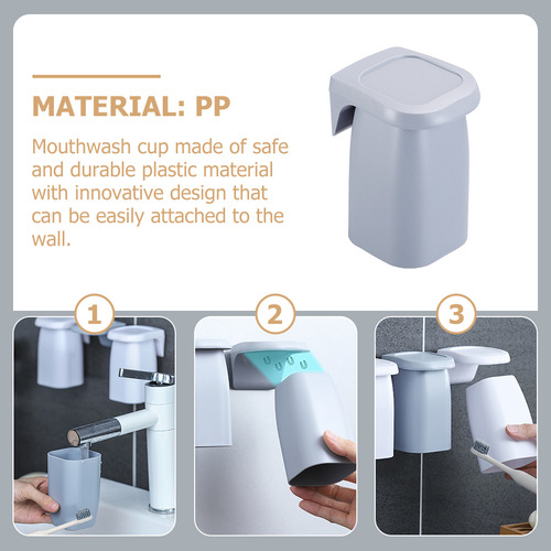 Soporte Para Cepillos De Dientes Montado En La Pared, 1 Piez