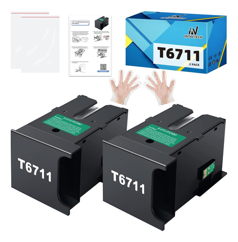 Caja De Mantenimiento De Tinta T6711 T671100 Impresora ...