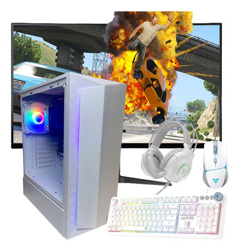 Pc Torre Gamer Ryzen 7 16gb Ram - Ssd 960gb + Combo Monitor