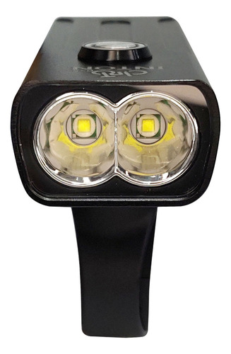 Farol Lanterna Bike 1000 Lumes 2 Leds Cree Xml-t6 Bx2 Cor Preto