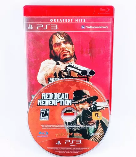 Jogo/CD Midia Fisica Playstation 3: Red Dead Redemption em