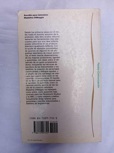 Escribir Para Televisión / Dmaggio Madeline (Usado)