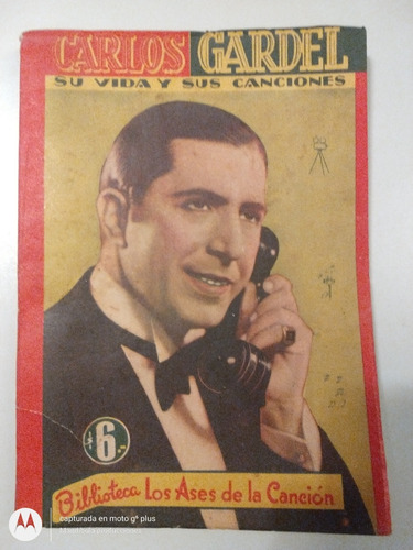 Carlos Gardel Biblioteca Los Haces De La Canción