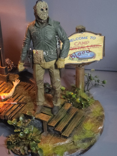 Jason Maqueta Muelle Para Figuras Escala Neca O Similares