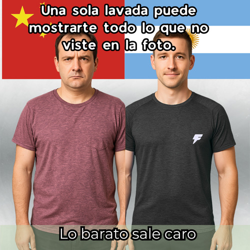 Remera Training Deportiva Running Hombre Dry Fit Maratón
