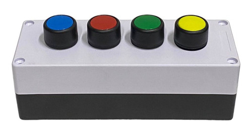 Caja Botonera Con 4 Botones Sostenidos - H9-4/pppn -