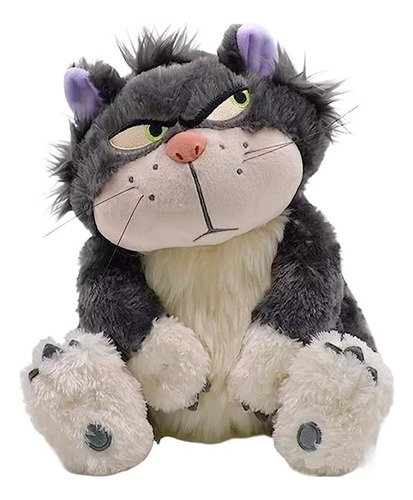 Peluche Gato Lucifer Importado Kawaii Enojado Grande