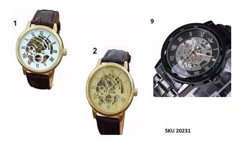 Reloj Hombre Automatico Esqueleto Envio Gratis W01
