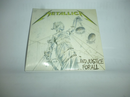 Cd Metallica And Justice For All Lacrado Digipak Imp Arg 