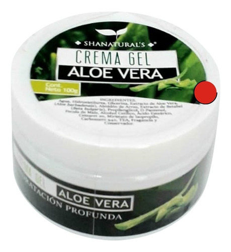 Crema Gel Facial Aloe Vera Betabel Hidratacion Profunda Piel Tipo de piel Seca