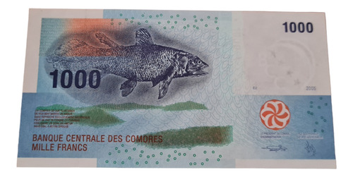 Billetes Mundiales : Comoros ( Islas ) 1000 Fr. Año 2005 L