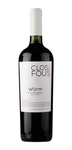 Vino Clos Des Fous Wurm Cabernet Sauvignon /bbvinos