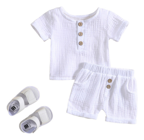 Camiseta De Verano De Algodón Y Lino, Pantalones Cortos Para