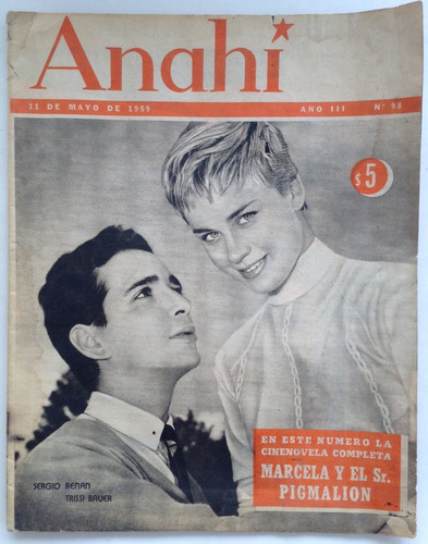Revista Anahi N° 98 Sergio Renan Fotonovela 1959
