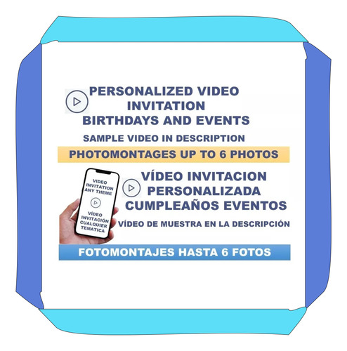 Vídeo Invitación Animada Personalizada Cualquier Temática