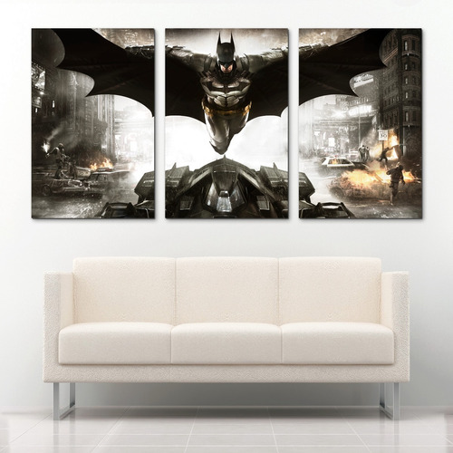 Cuadro Decorativo Recamara Sala Batman Superman Wonder Woman | Meses sin  intereses