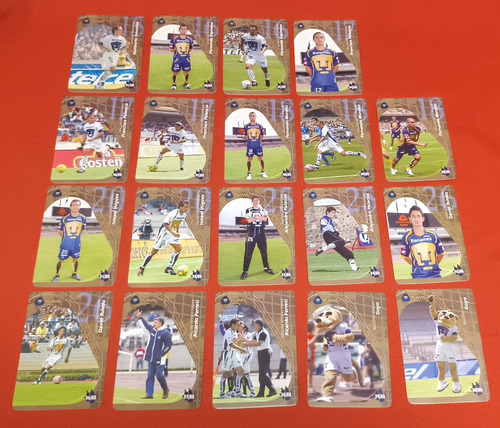 Pumas Unam Tarjetas Imagics Set Semi Completo Faltan 11 (Usado)