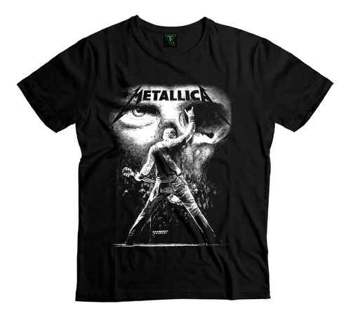 Polera Metallica Banda Metal Niño Niña Algodón Negra Calidad