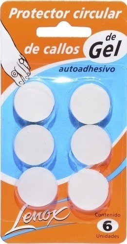 Protector De Callos De Gel X6 Unidades Autoadhesivos Lenox 