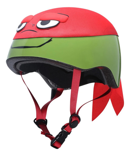 Casco Bicicleta Para Niños Tortugas Ninja Raphael