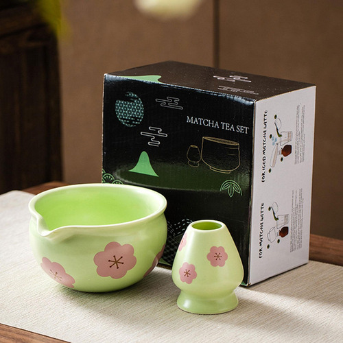 4 Piezas Batch De Té Matcha, Soporte De Cerámica, De Té
