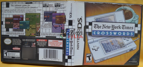 Videojuego Ny Times Crosswords Para Nintendo Ds 3ds Original (Usado)