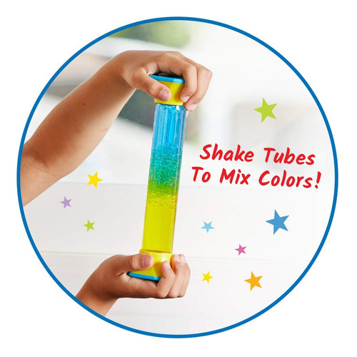 Sensory Fidget Tubes Hand2mind Colormix Para Niños De 3 A 5