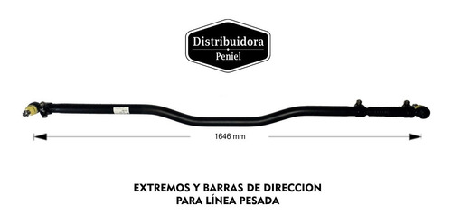 Imagen 2 de 6 de Barra Larga De Direccion Ford Cargo 712/814/815/915