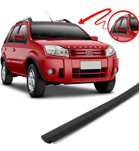 Borrachão Friso De Teto Ecosport 04 Até 2007 - 1 Lado 