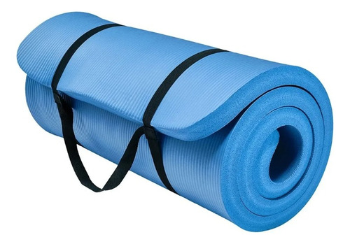 Yoga Mat Colchoneta + Cinta P/ Transport Nbr 183x61x15mm Pro