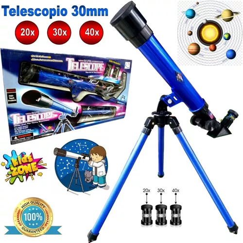 Telescopio Astronómico para niños 20x 30x 40x