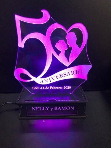 Lámpara 3d  Led Personalizada Más Caja Decorada 