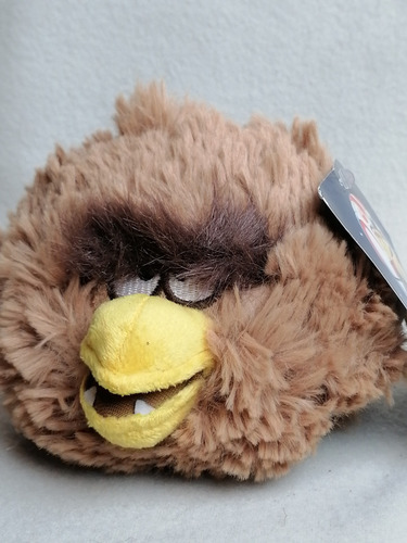 Peluche Original Angry Birds Chewbacca Star Wars 10x13cm. (Usado)
