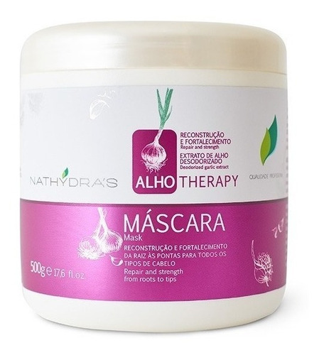 Máscara Nathydra's Alho Therapy Reconstrução 500g