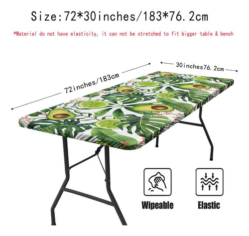 Cubiertas Elásticas Para Mesa De Picnic Mantel De Mesa De Pi