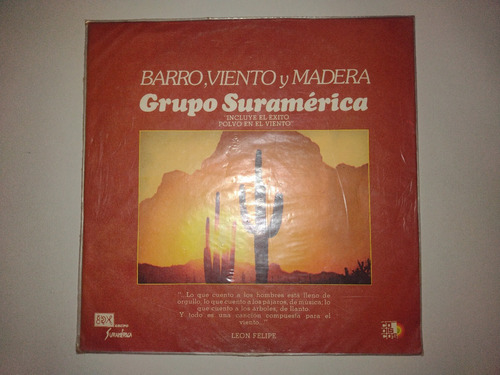 Lp Vinilo Grupo Suramerica Barro Viento Y Madera Andina