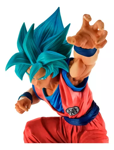 Boneco Dragon Ball Goku Super Saiyajin Blue Versão Especial em