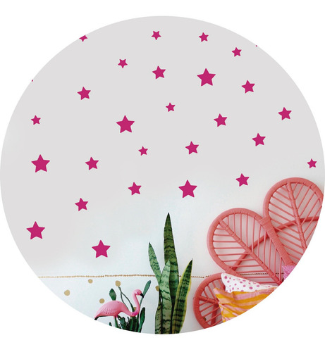 Imagen 2 de 3 de Vinilos Decorativos Estrellas Trama Estrella
