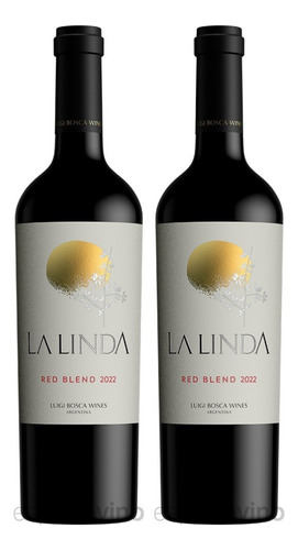 Vino Tinto Luigi Bosca La Linda Red Blend 750ml Pack X2