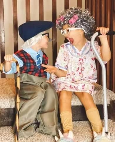 Disfraz De Anciano Para Niños Rabtero, Disfraz De 100 Días D