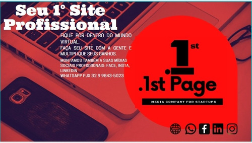 Imagem 3 de 3 de Pack Premium Site + 2 Mídias Sociais + Logo E Int. Card
