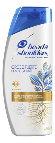 Shampoo Head & Shoulders Crece Fuerte Anti Caspa.