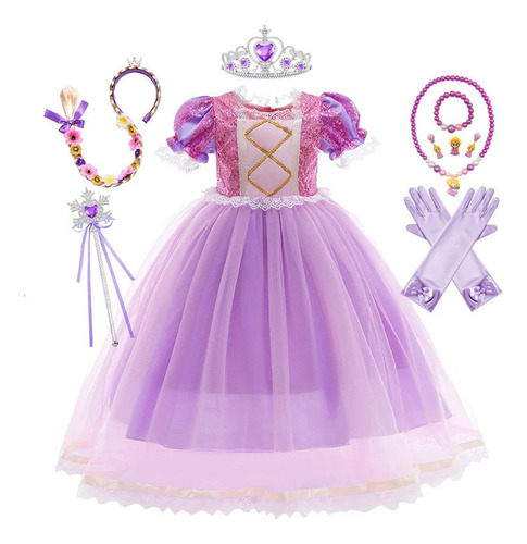 Vestido De Cosplay De Isabella Tangled Disfraz De Princesa P