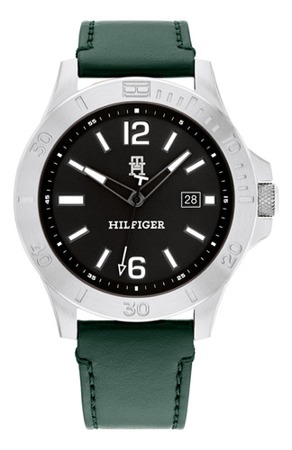 Relógio Tommy Hilfiger Masculino Couro Verde 1710531