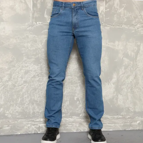 Calça Jeans Masculina Básica Com Lycra Luxo 38 Ao 54